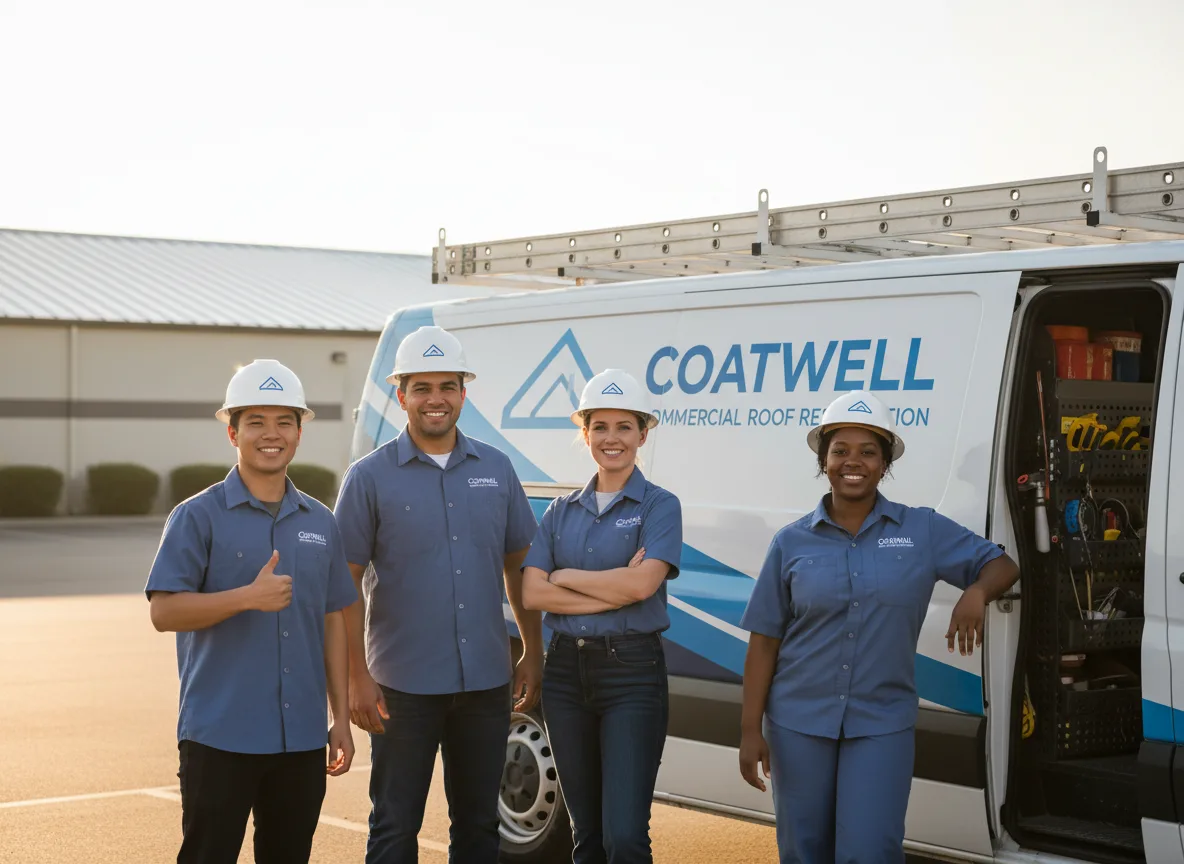 Commercial roof coating company in Weston, MI